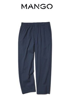Mango Navy pants casual